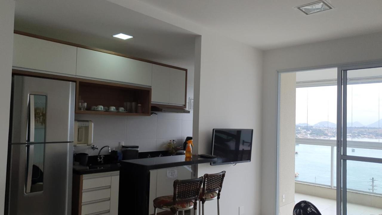 Apt Com Dois Quartos, Novo, Centro De Guarapari! Varanda Gourmet Com Vista Mar, Churrasqueira, Smart Tv, Wi-Fi 200 Mb, Lavadora De Roupas E Garagem Privativa Luaran gambar